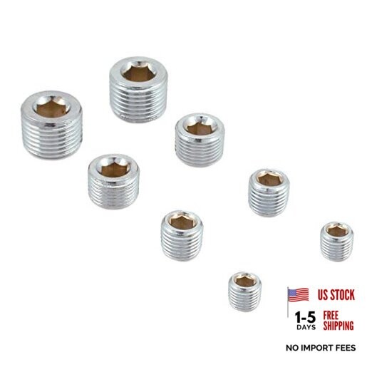 Performance 60183 Chrome Pipe Plug Kit
