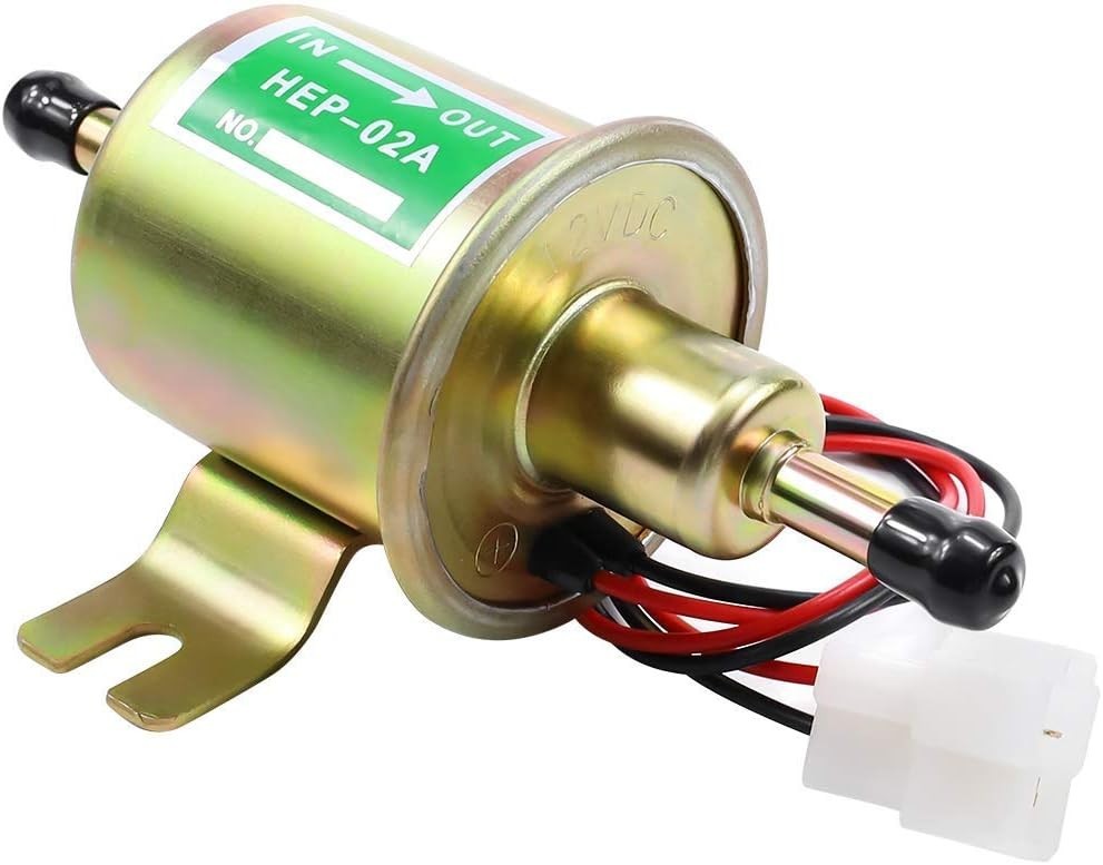 12V Electric Fuel Pump Universal Low Pressure Transfer Inline Fuel Pump for Moto
