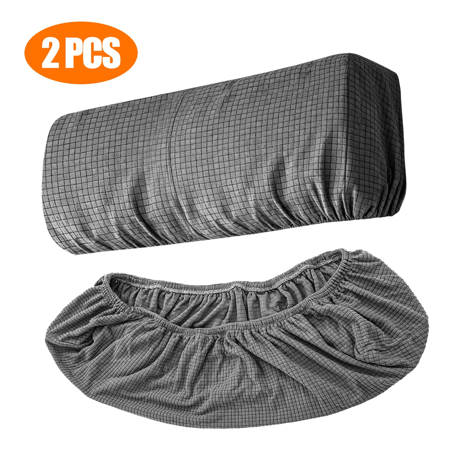 2× Wall-Mounted Air Conditioner Dust Protective Cover with Elastic Mouth Indoor
