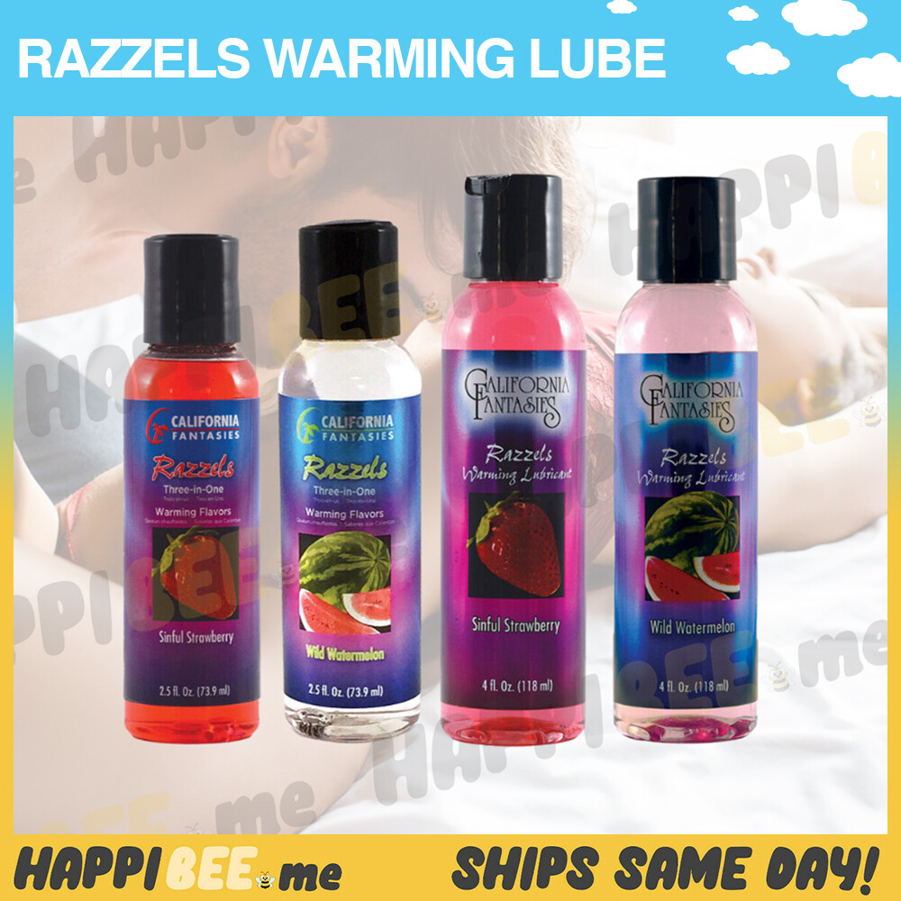 Razzels Flavored Kissable Edible Warming Massage🍯Foreplay Oil Lubricant