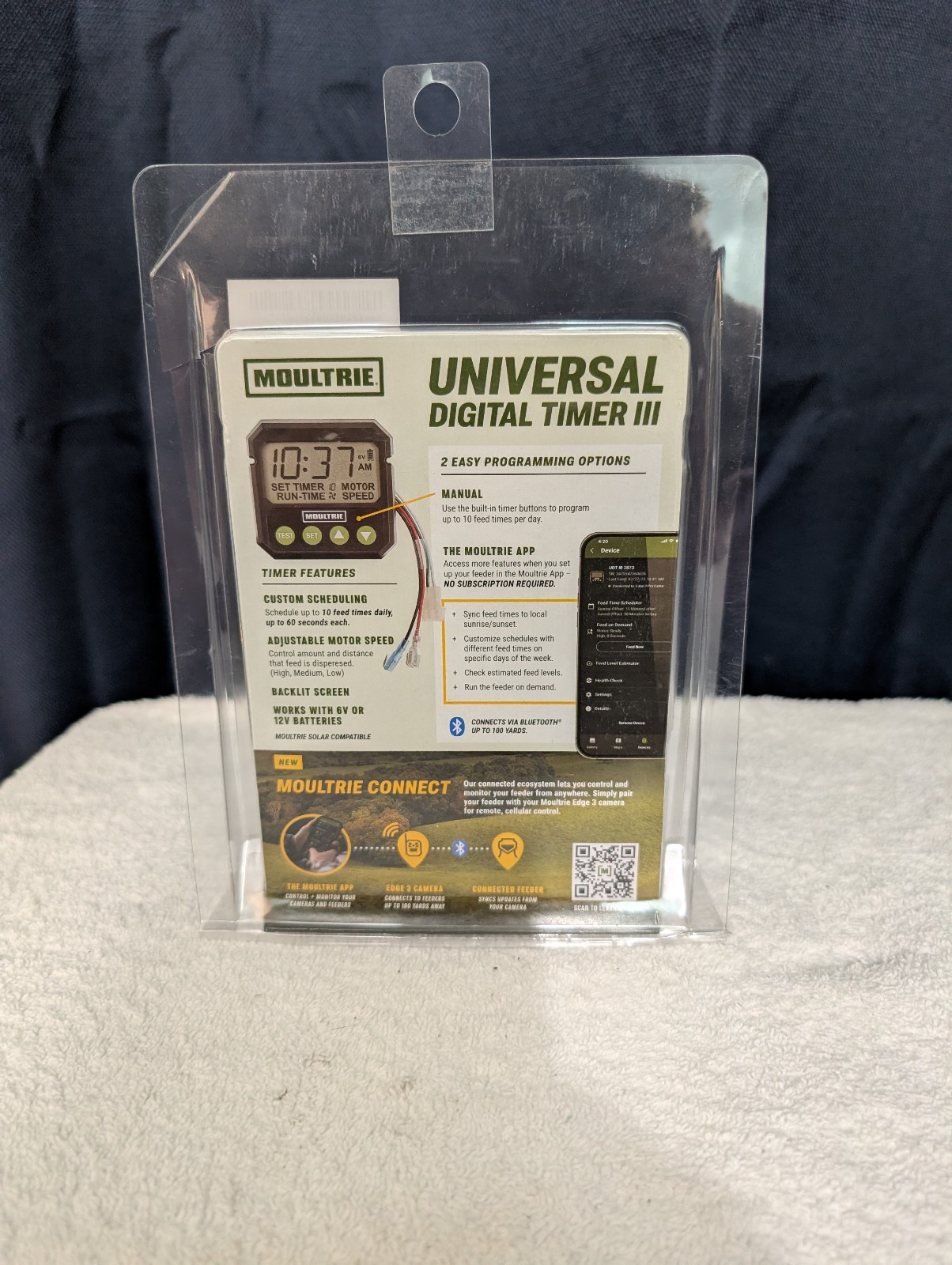 Moultrie Universal Digital Timer III Feeder Accessory 6V 12V MFA-15095