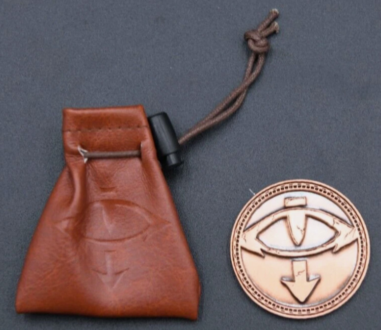Horus Heresy Lodge Coin & Pouch-Chaos Space Marine-Legion-Daemon-Warhammer 40k