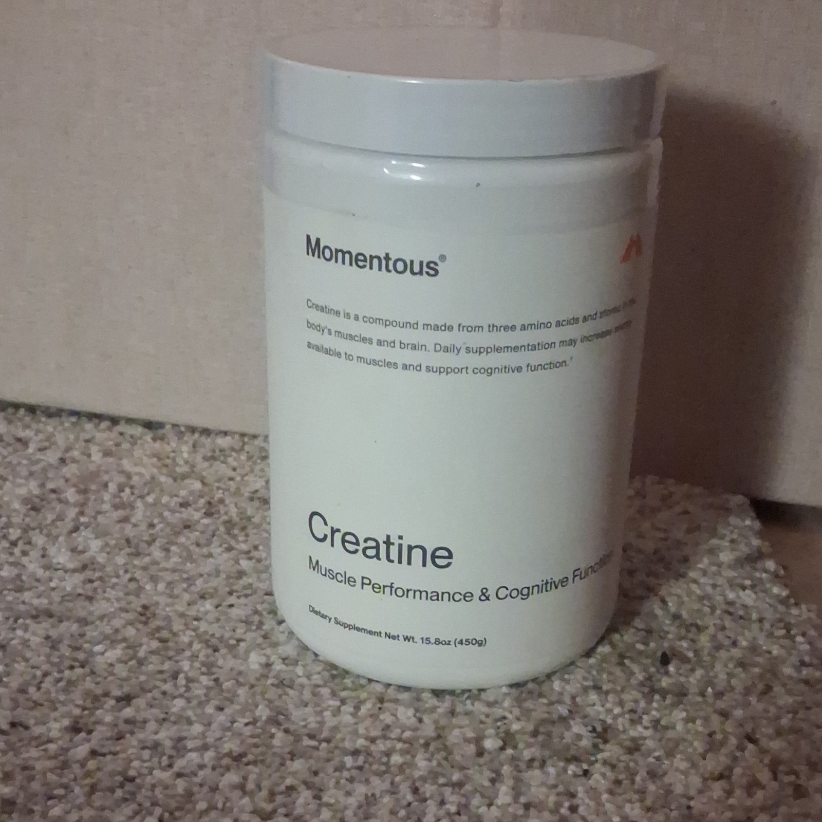 Momentous Creatine Monohydrate Powder 15.8oz Muscle & Cognitive Function