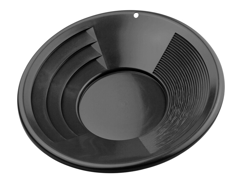 14" Black Gold Pan Panning Kit