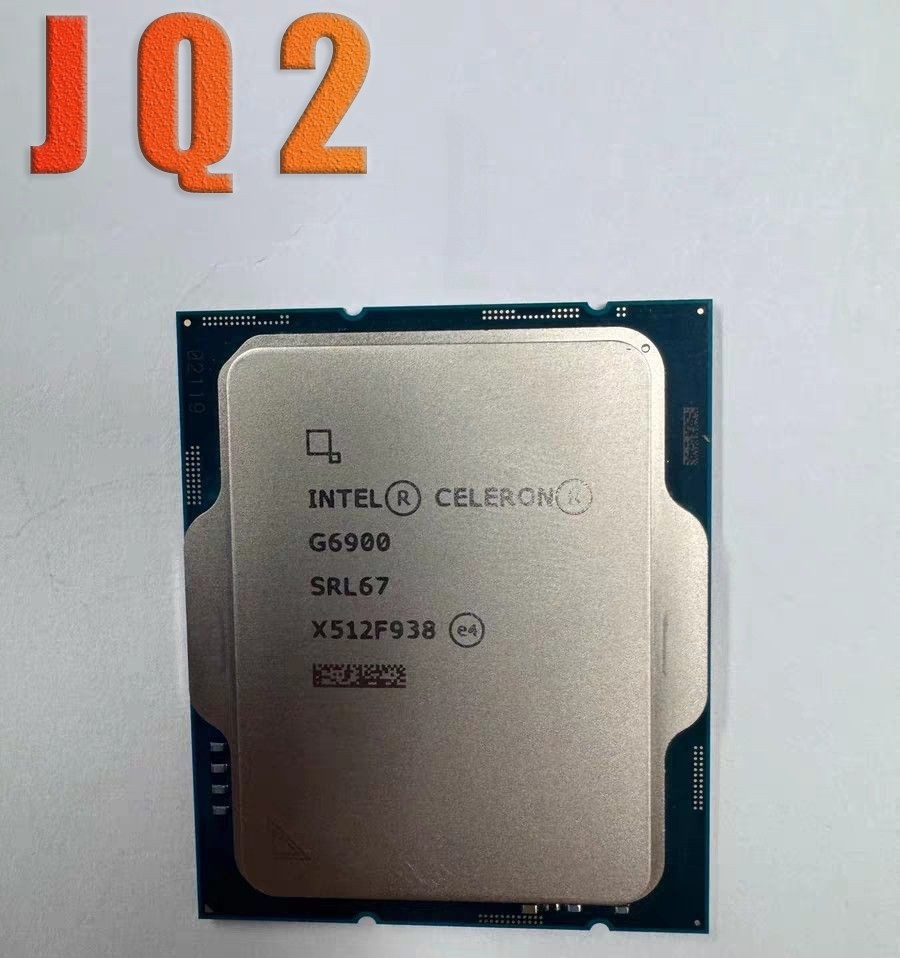 12th Gen Intel Celeron G6900 LGA 1700 CPU Processor 3.4GHz Dual Core 46W Used