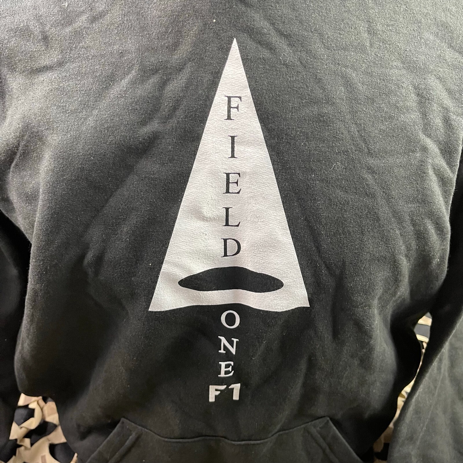 NEW Field One Basic Sweatshirt - Black - Large