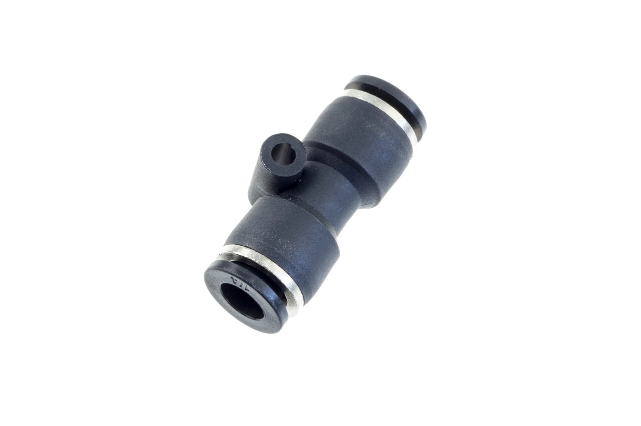 Redhorse 3/8" Vacuum Fitting Union( 3/8" to 3/8"), Push To Connect - black