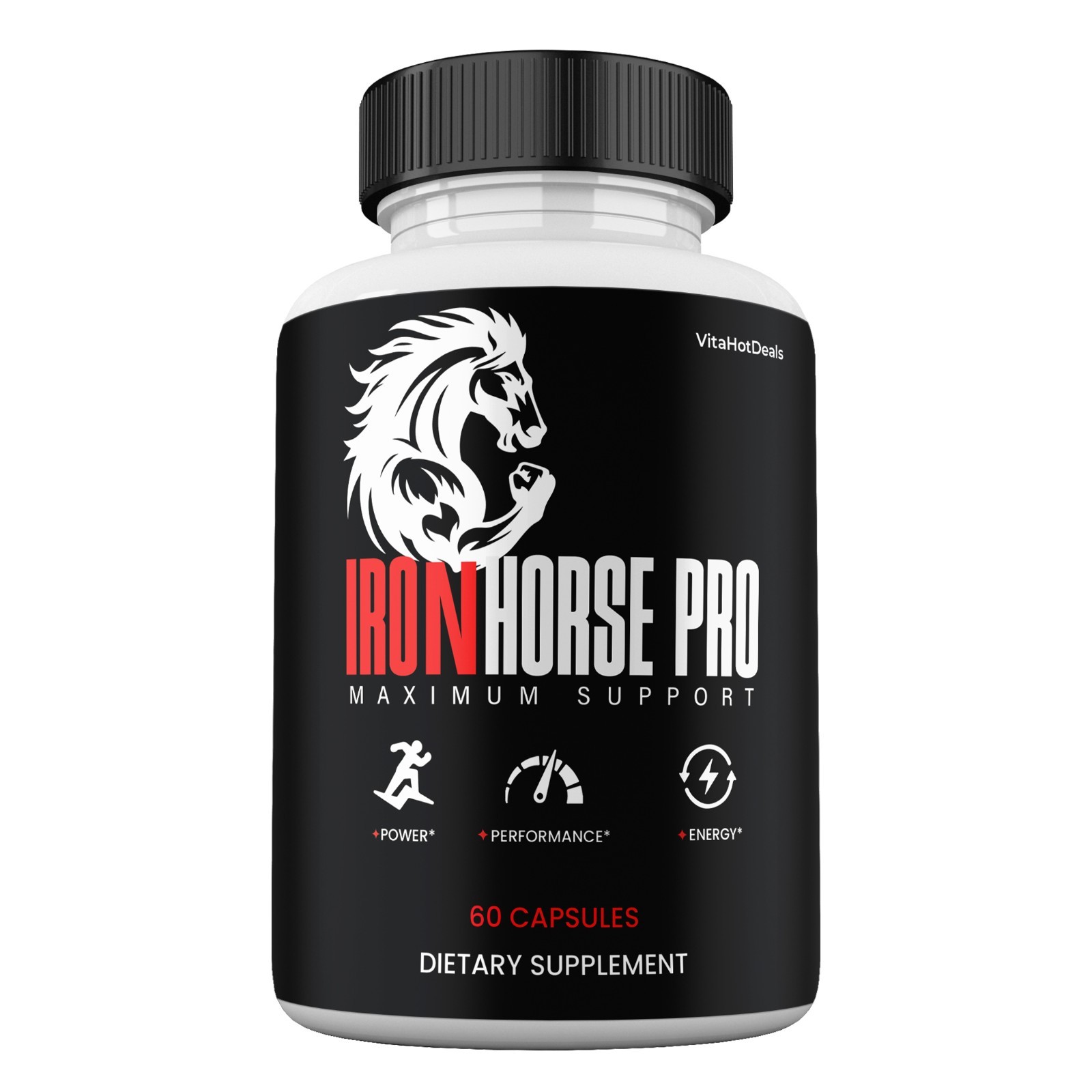 IronHorse Pro Capsules, Max Strength, IronHorsePro High Potency (10 pack)