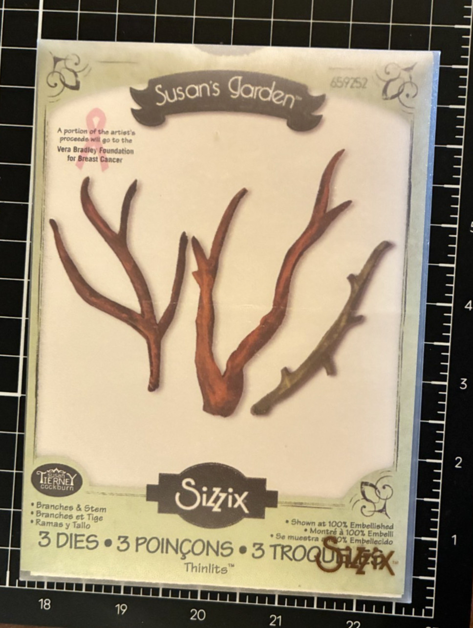SIZZIX Dies Sets STITCHED SLOTS, STACKED DECKLE RECTANGLES or BRANCHES & STEM