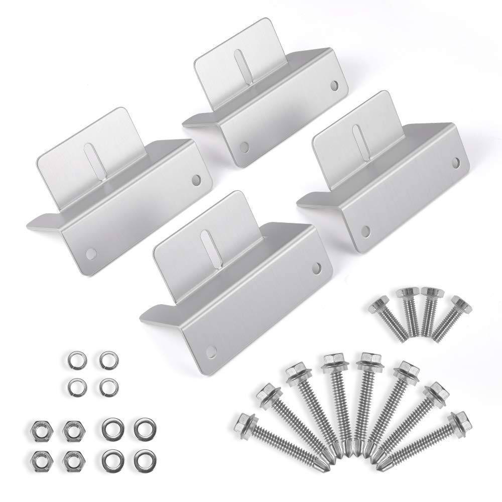 Solar Panel Mounting Z Bracket Set for 100W 150W 200W 300W Panels