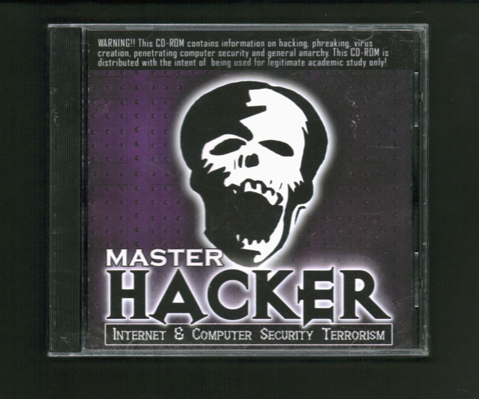 Master Hacker Internet And Computer Security CD-ROM SEALED Core Publishing 2001