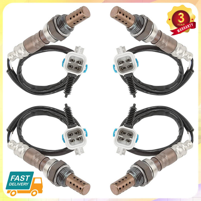Set of 4 Oxygen O2 Sensors For 2003-2005 GMC Sierra 1500 Yukon XL 1500 5.3L V8