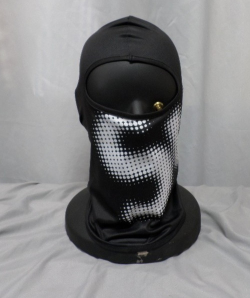 NEW SUPREME HALFTONE MICROFIBER BLACK NECK GAITER CAMOUFLAGE SCARF STRETCH