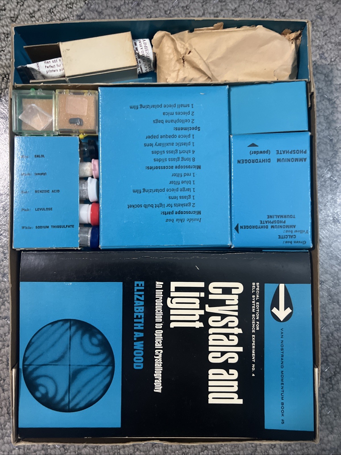 Bell System Experiments with Crystals and Light Science Kit Complete