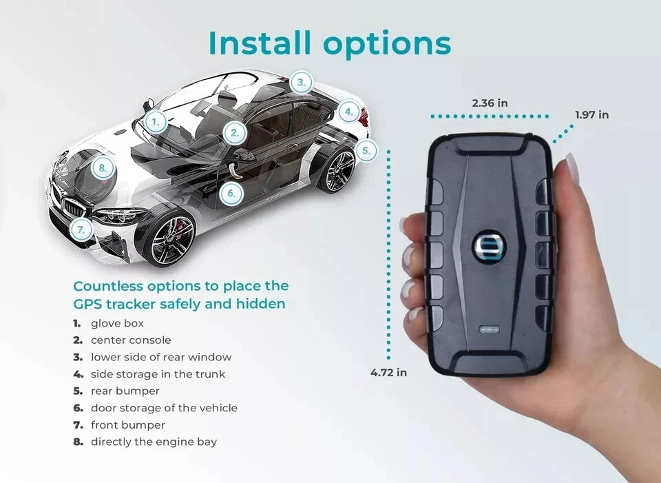 GPS SALIND GPS 20 4G - GPS Tracker for Vehicles; Cars Motorcycles Trucks NEW