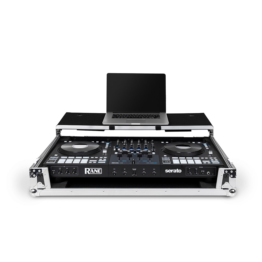 Headliner Flight Case For Rane Four W/ Laptop Platform & Wheels