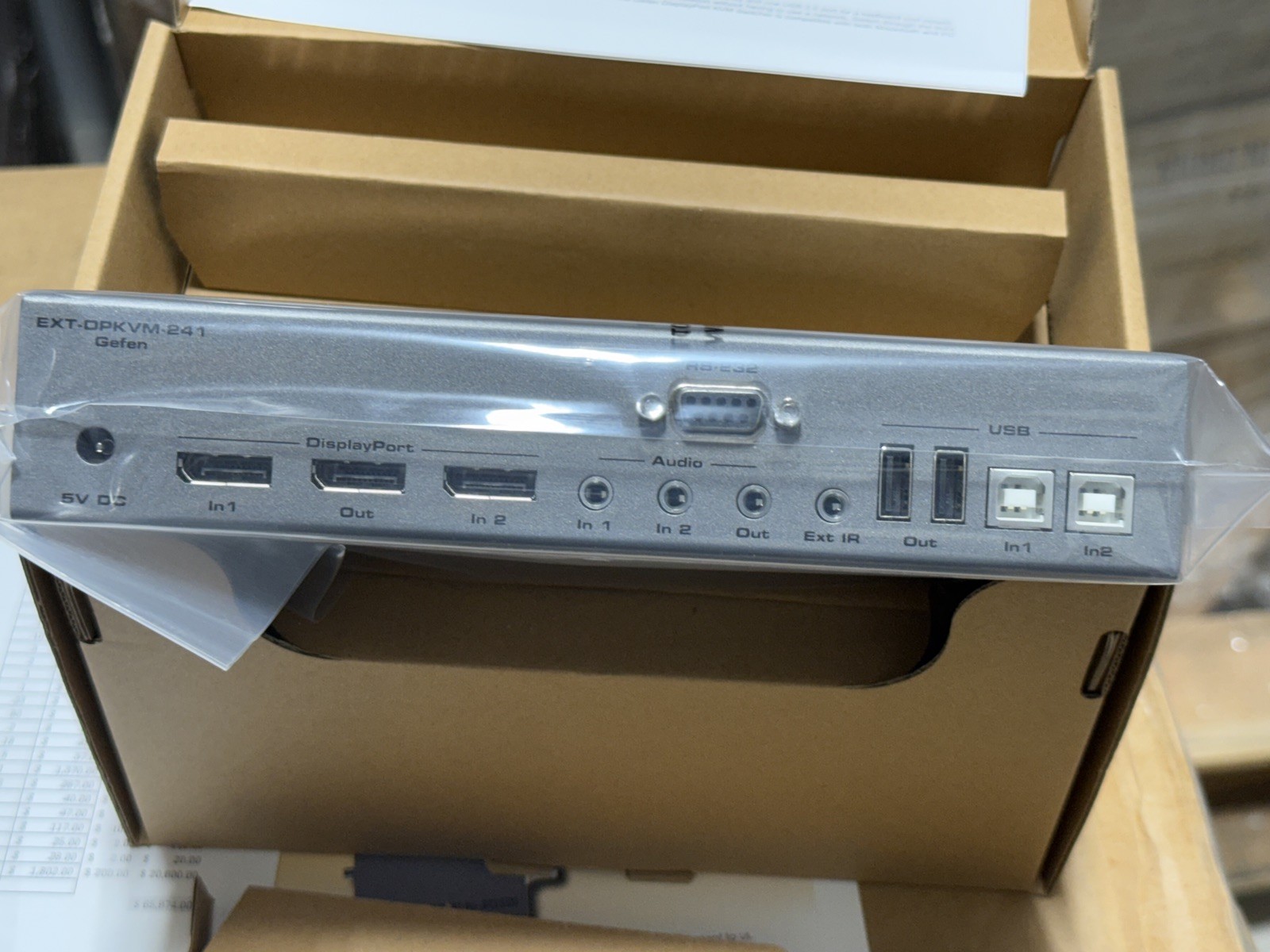 Gefen EXT-DPKVM-241 DisplayPort KVM Switch NIB!