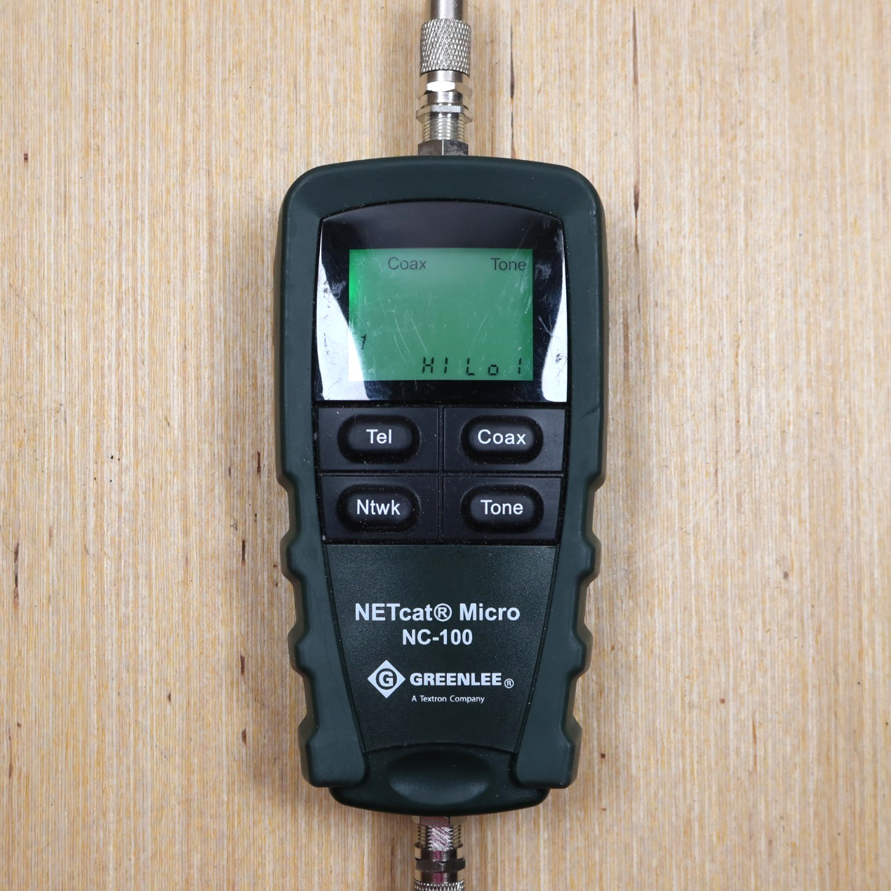 Greenlee NC-100 Netcat Micro Wiring Network Tester - TESTED - WORKS