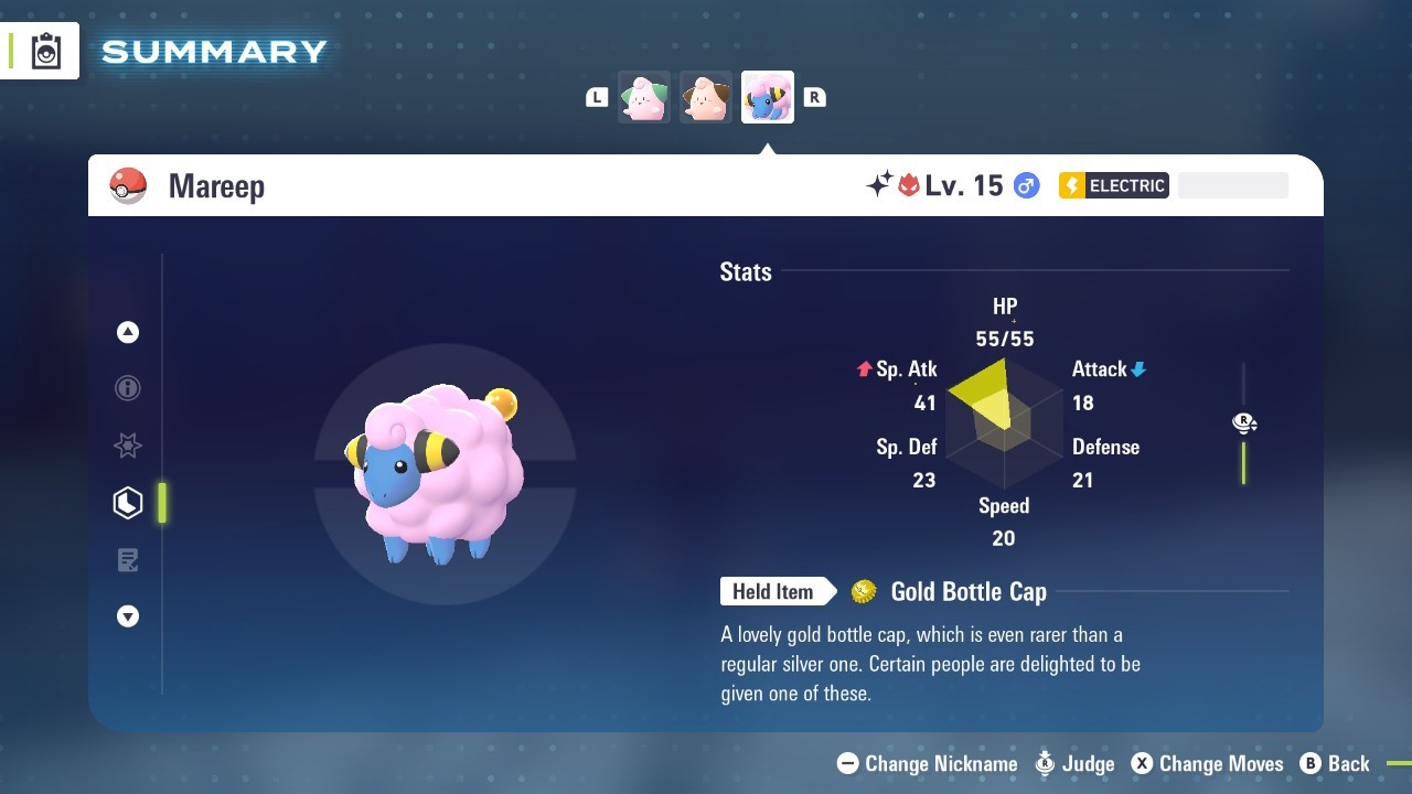 Pokémon Legends: Z-A Shiny Mareep 6iv ✨Max EV✨ALPHA