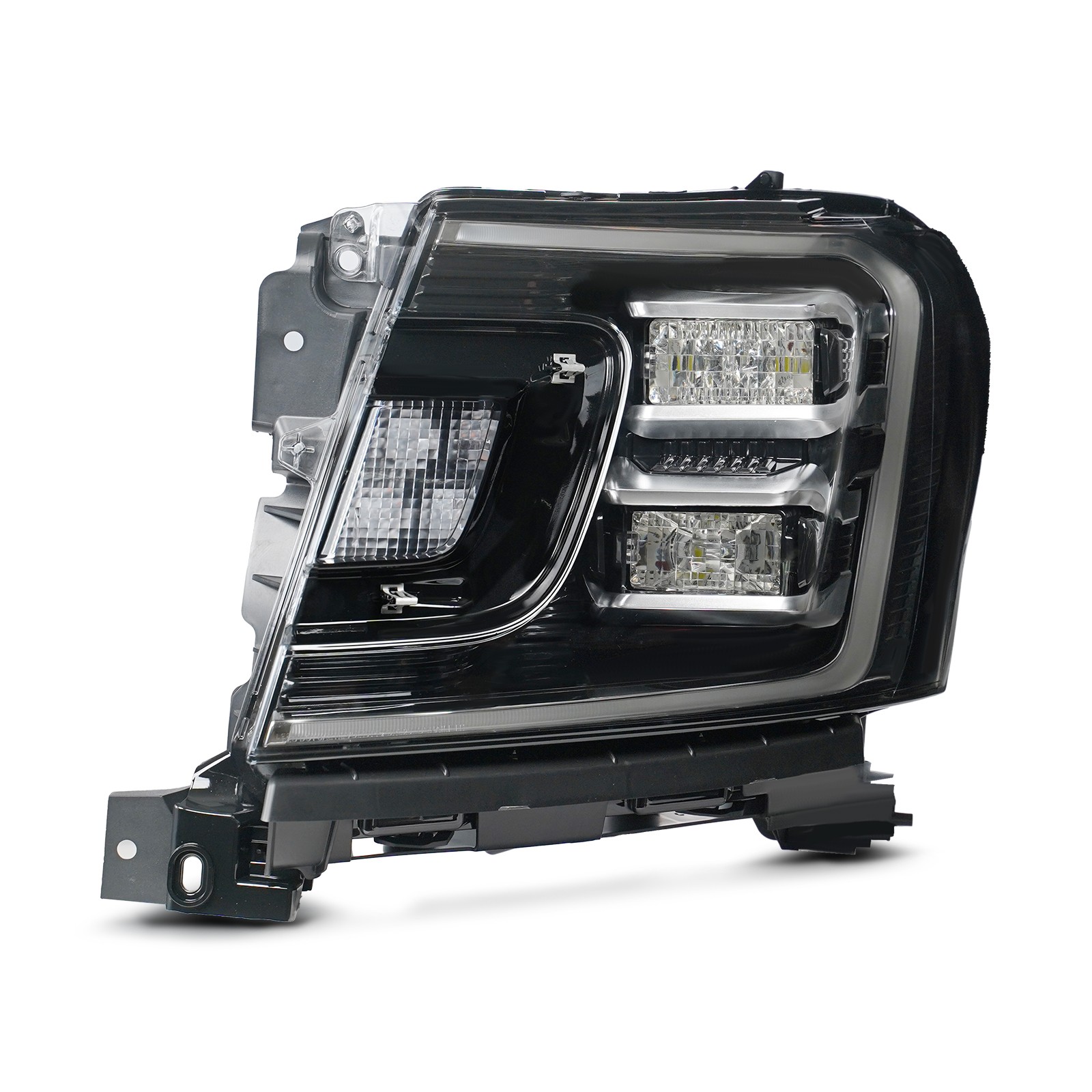 For 2018-2019 Ford Expedition LED Headlight Plating Projector Cover Left Driver