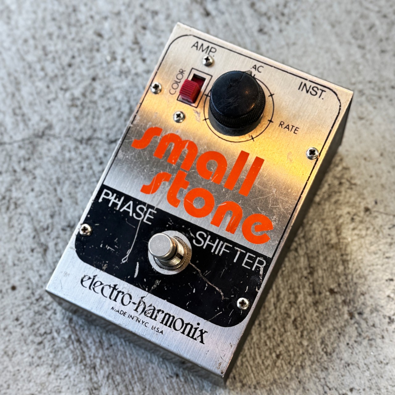 Electro-Harmonix small stone Phaser Pedal 4732 Tested & Works