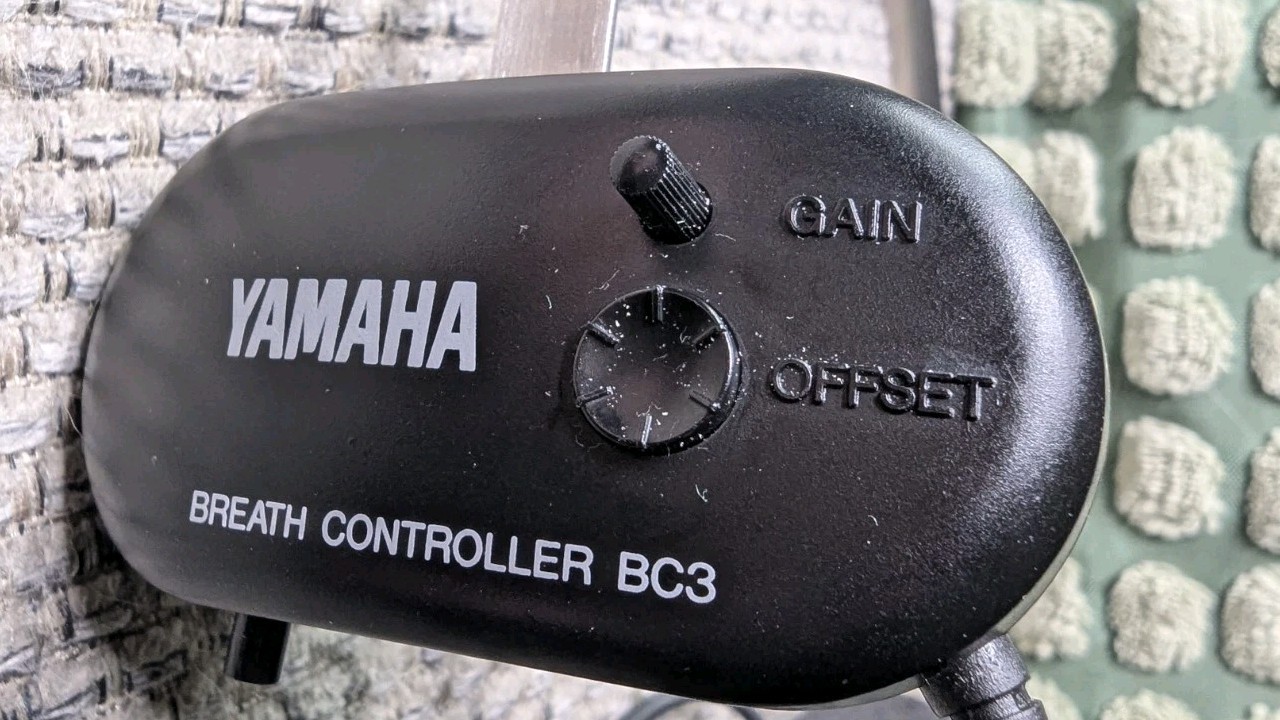 Yamaha BC3 Breath Controller Great Condition RARE Complete With Box Synth Japan