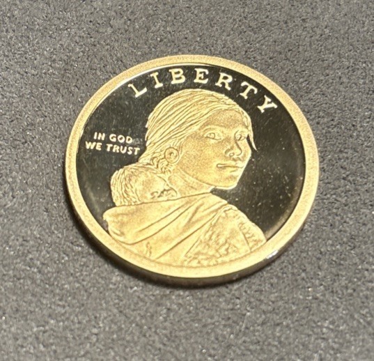 2025-S San Francisco Proof Mary Kawena Pu’ Kui PuKui and Sacajawea Dollar Coin