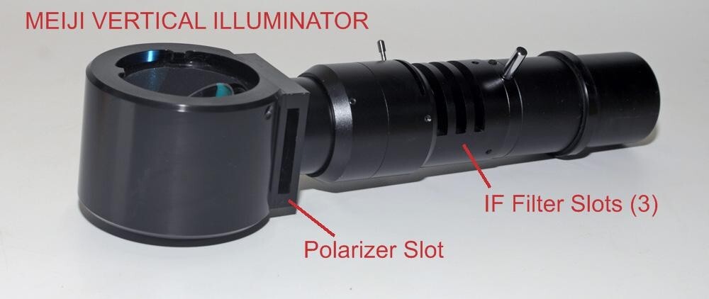 Meiji / Nikon Microscope Polarizer Slider, Fixed