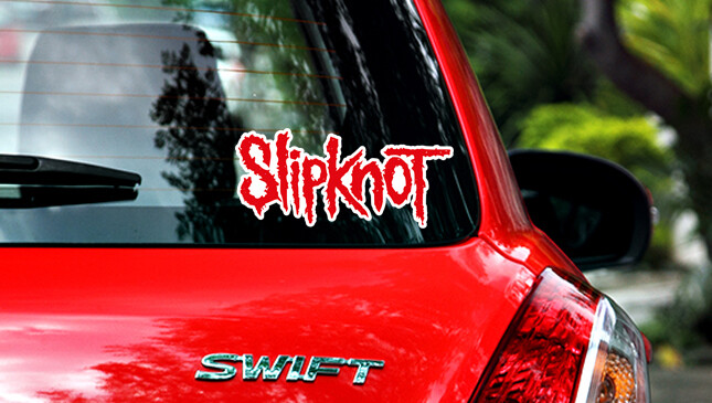 Slipknot Main Logo Logo Sticker / Vinyl Decal | 10 Sizes!! TRACK