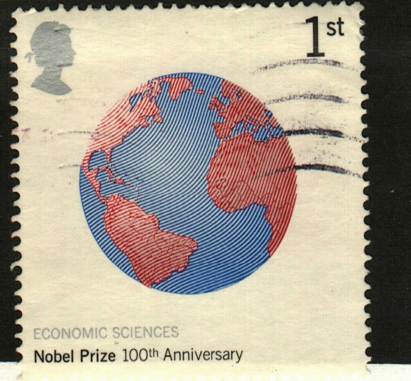 Great Britain #1994 100th anniversary Nobel Prize  used