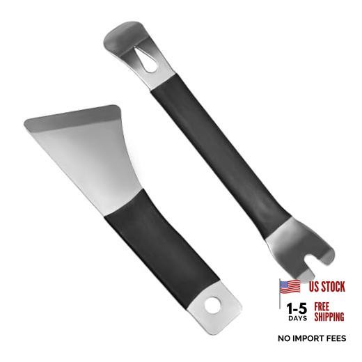 2PCS Heavy Weight Metal Pry Boards Door Panel Trim Removal Tool Set - 2pcs