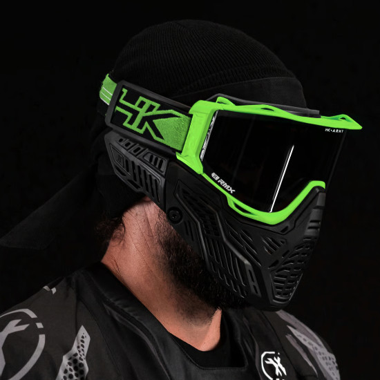 HK Army RMX Paintball Goggle Mask System - Lime/Black