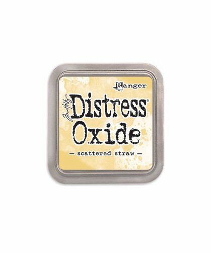 Tim Holtz SCATTERED STRAW Distress Oxide 3x3 Ink Pad by Ranger