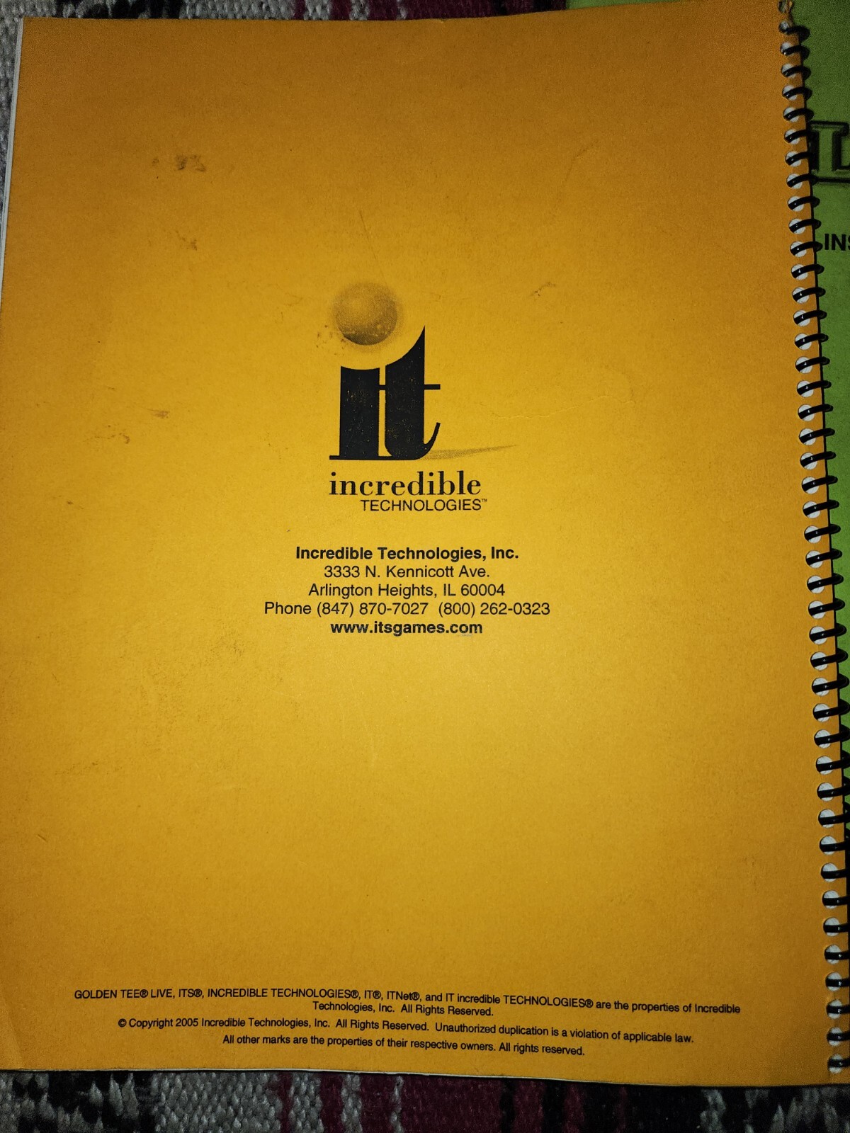 Golden Tee 97 Manuals Pete Jacobson Arcade