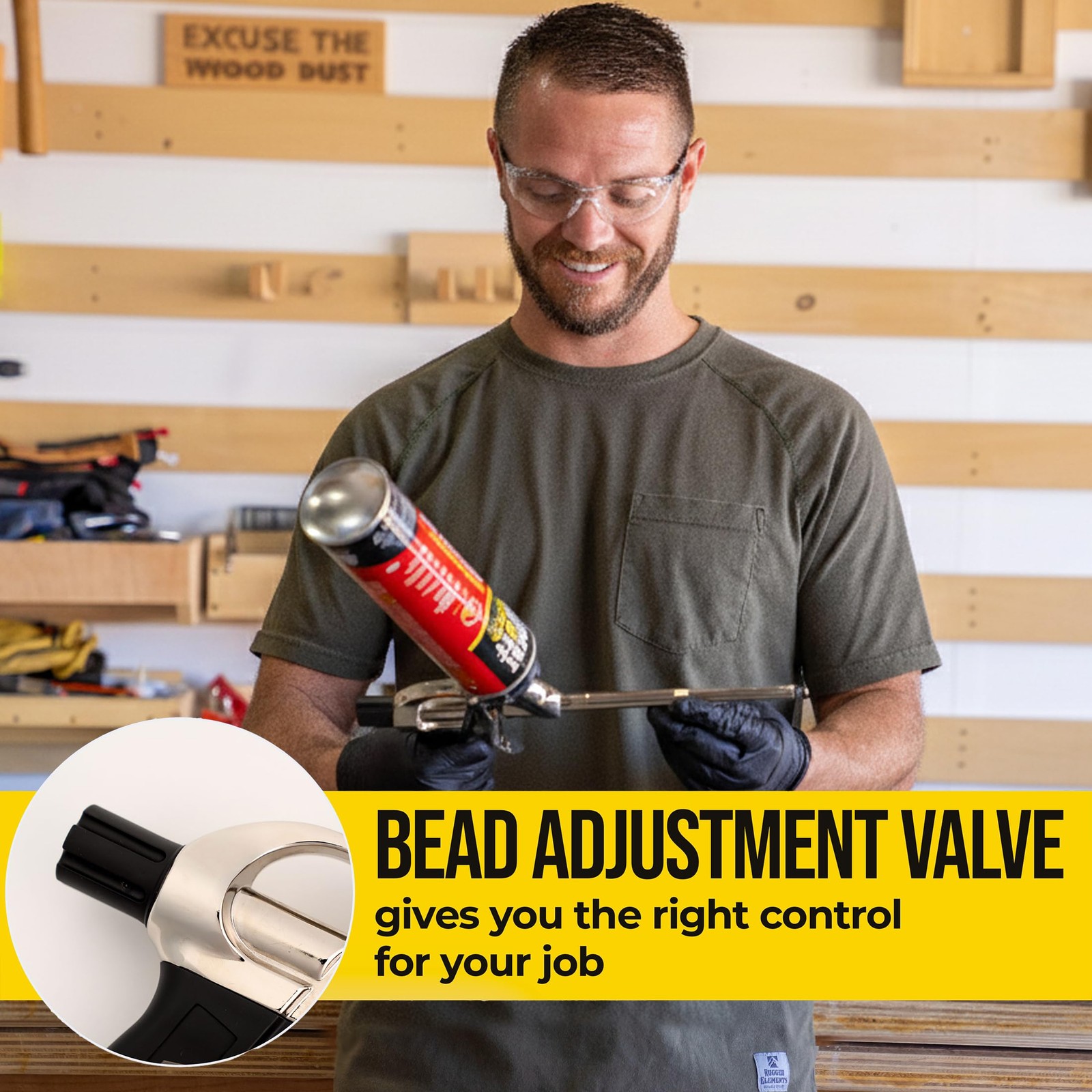 High Precision Spray Foam for Insulating Foam Sealant, Adjustable Flow Contro...
