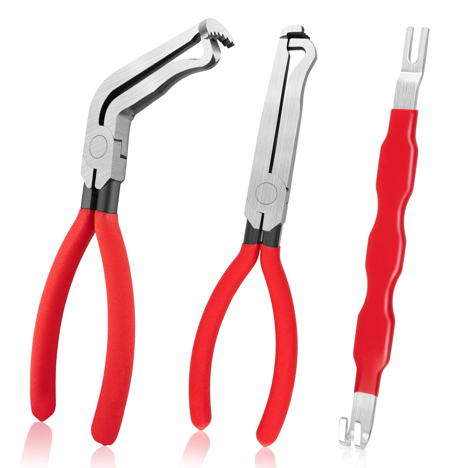Beaiguna 3PCS Electrical Disconnect Pliers, Upgrade Electrical Connector Plie...