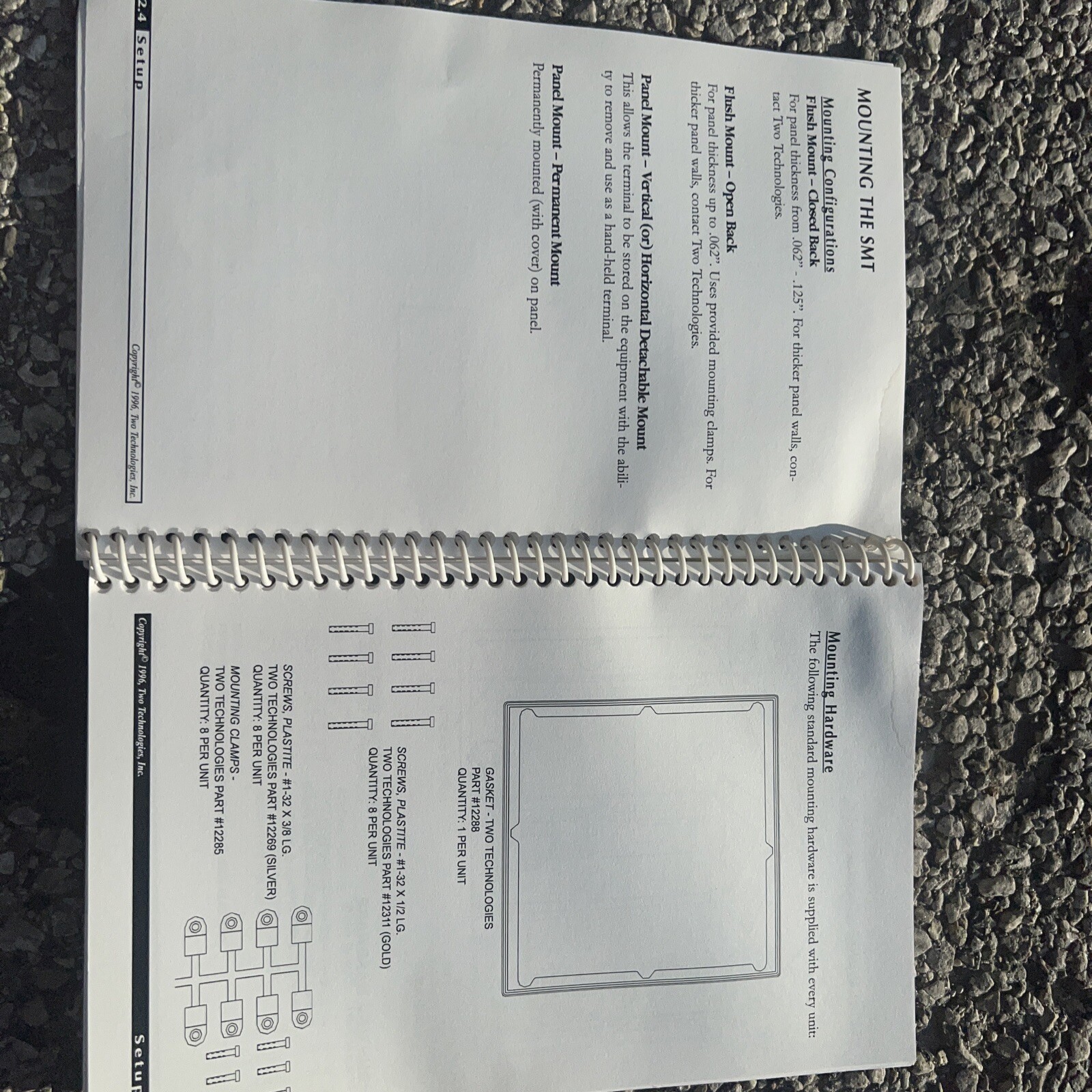 Two Technologies SMT ascII terminal Smtr4–2 Series Panel Mount Terminal