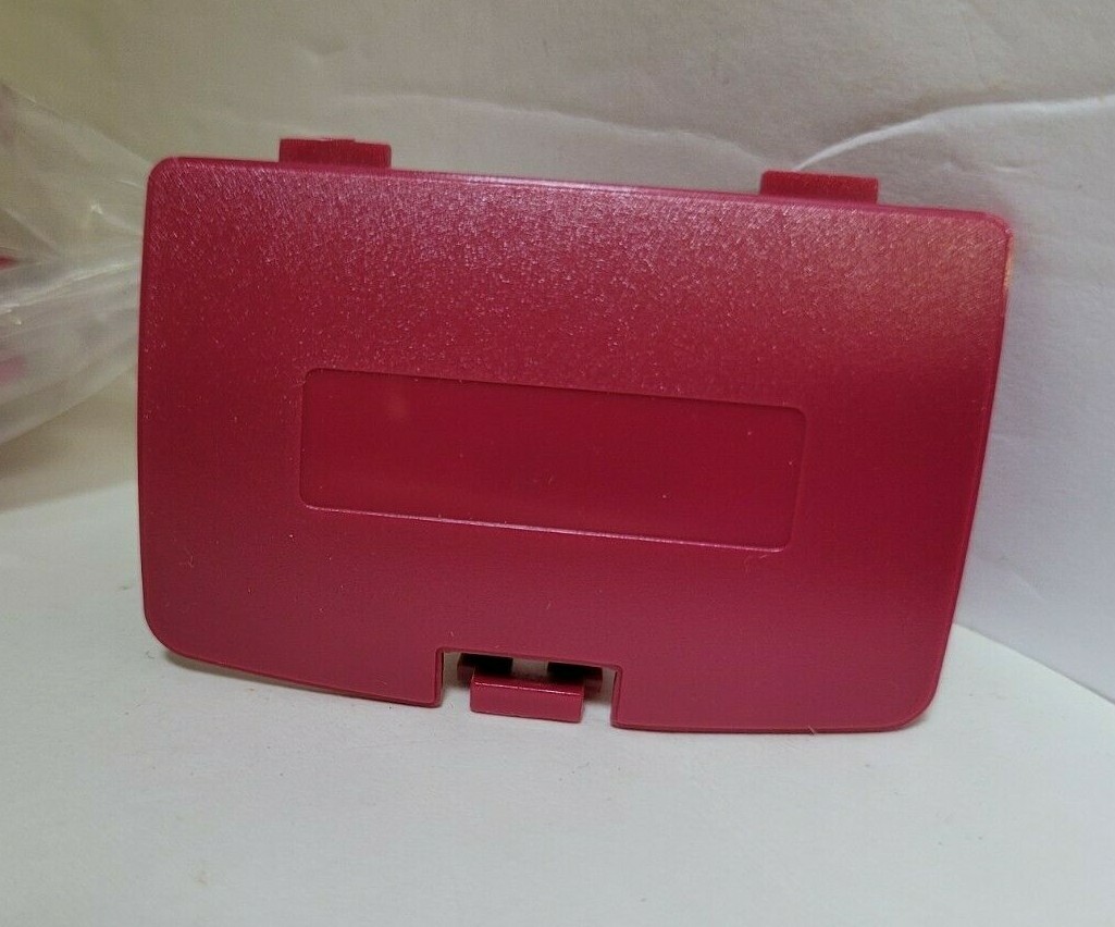 NEW Red /Berry Battery cover lid for the  Gameboy Color Console    #Z10