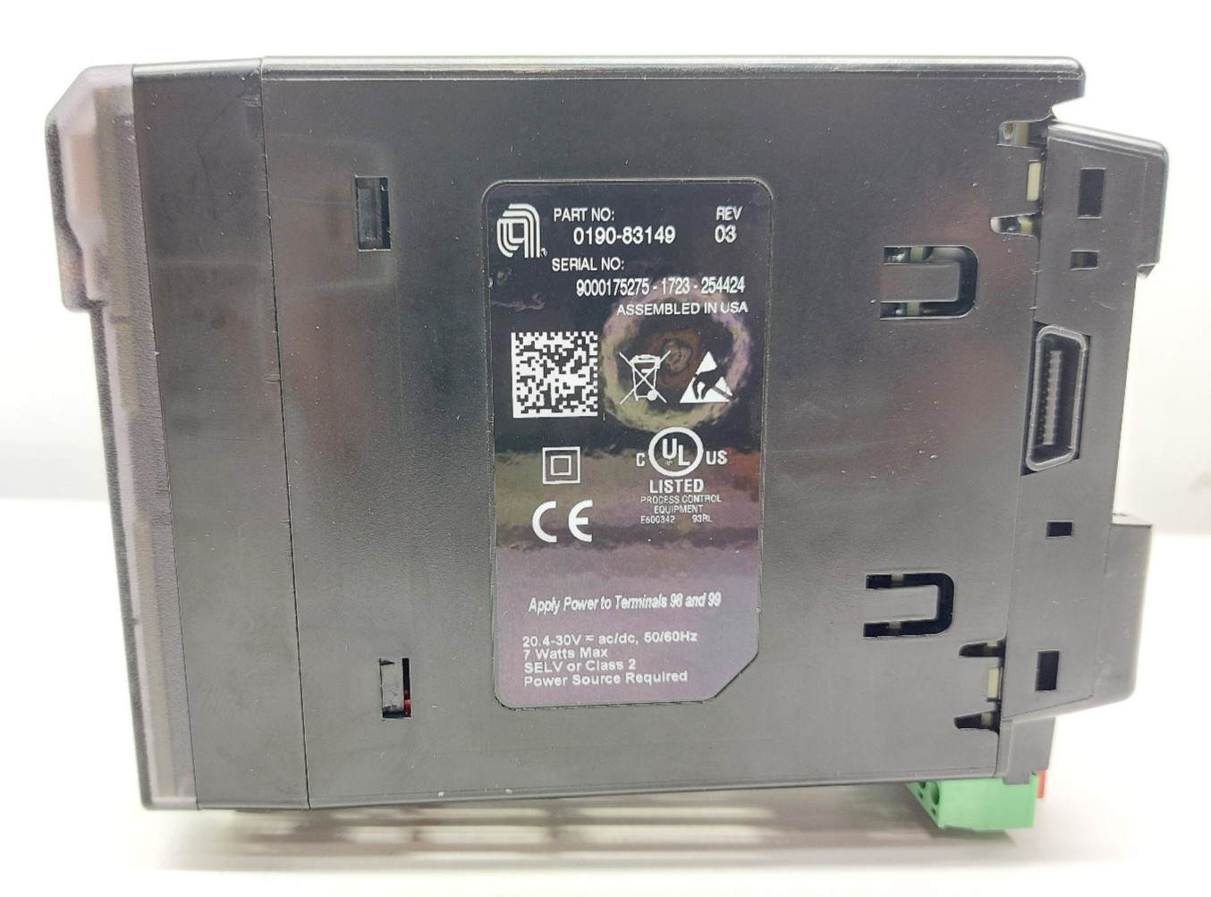 Watlow Eng Spec RMSA Module 12 Universal Input 3 Universal Output RMSA-RRRF-AAHY