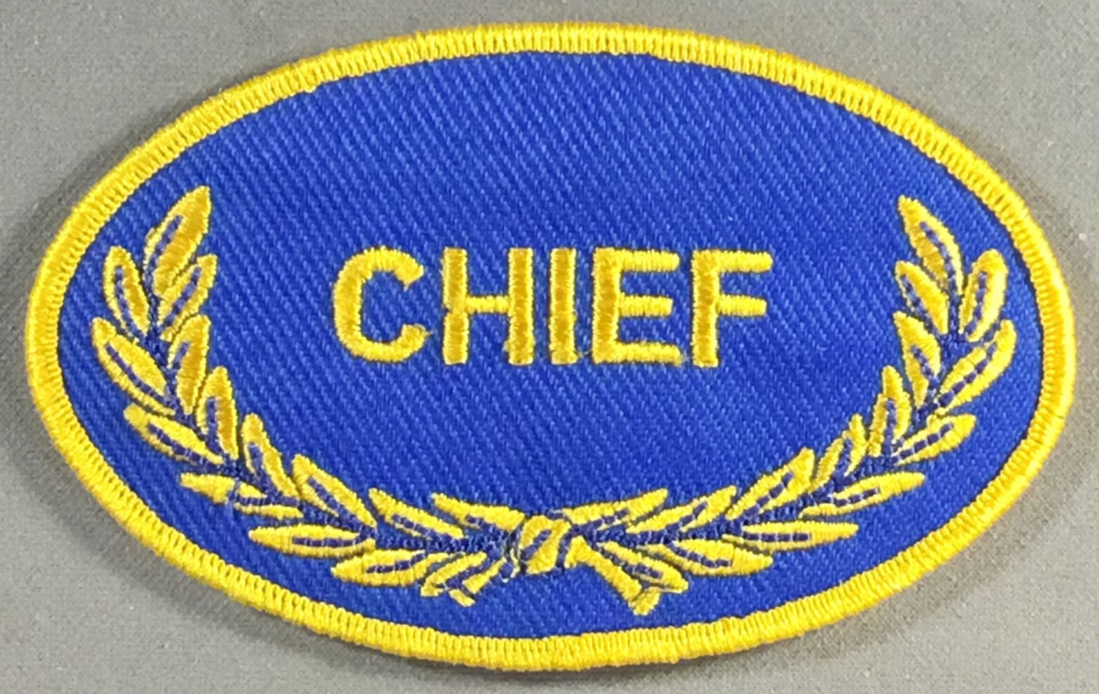 Chief Gold on Blue licensed patch