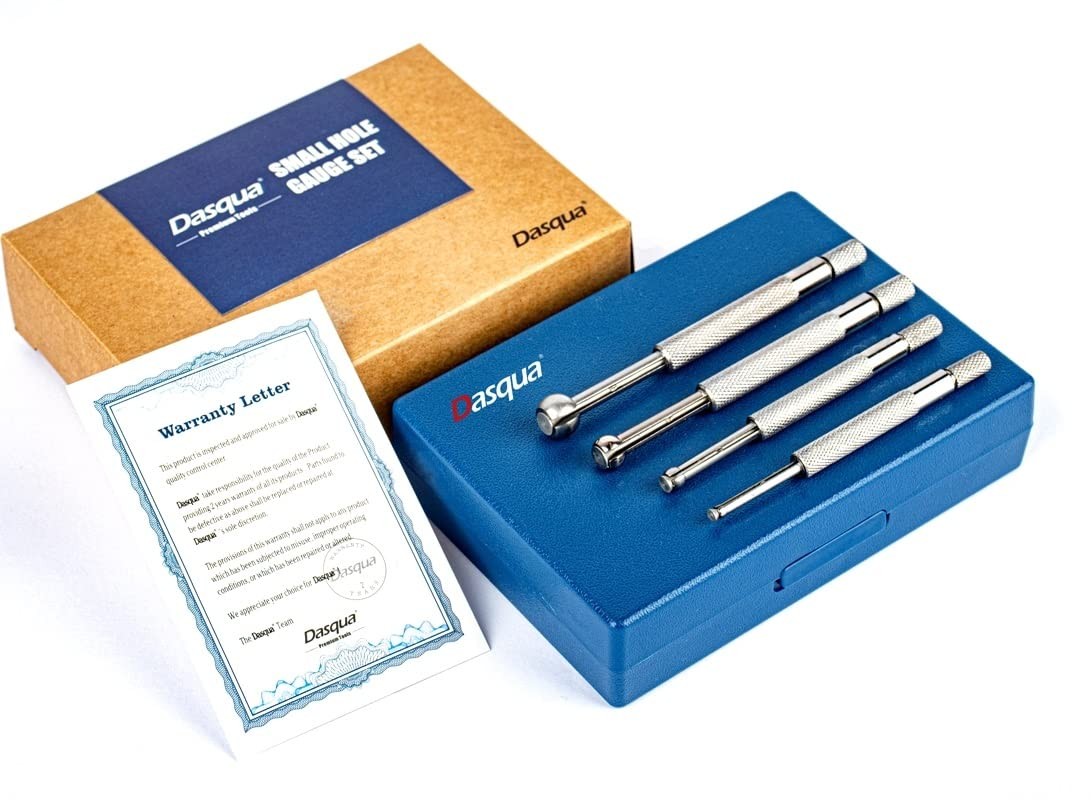 5921-0005 4 Piece .125-.500 Small Hole Full Ball Gage Set