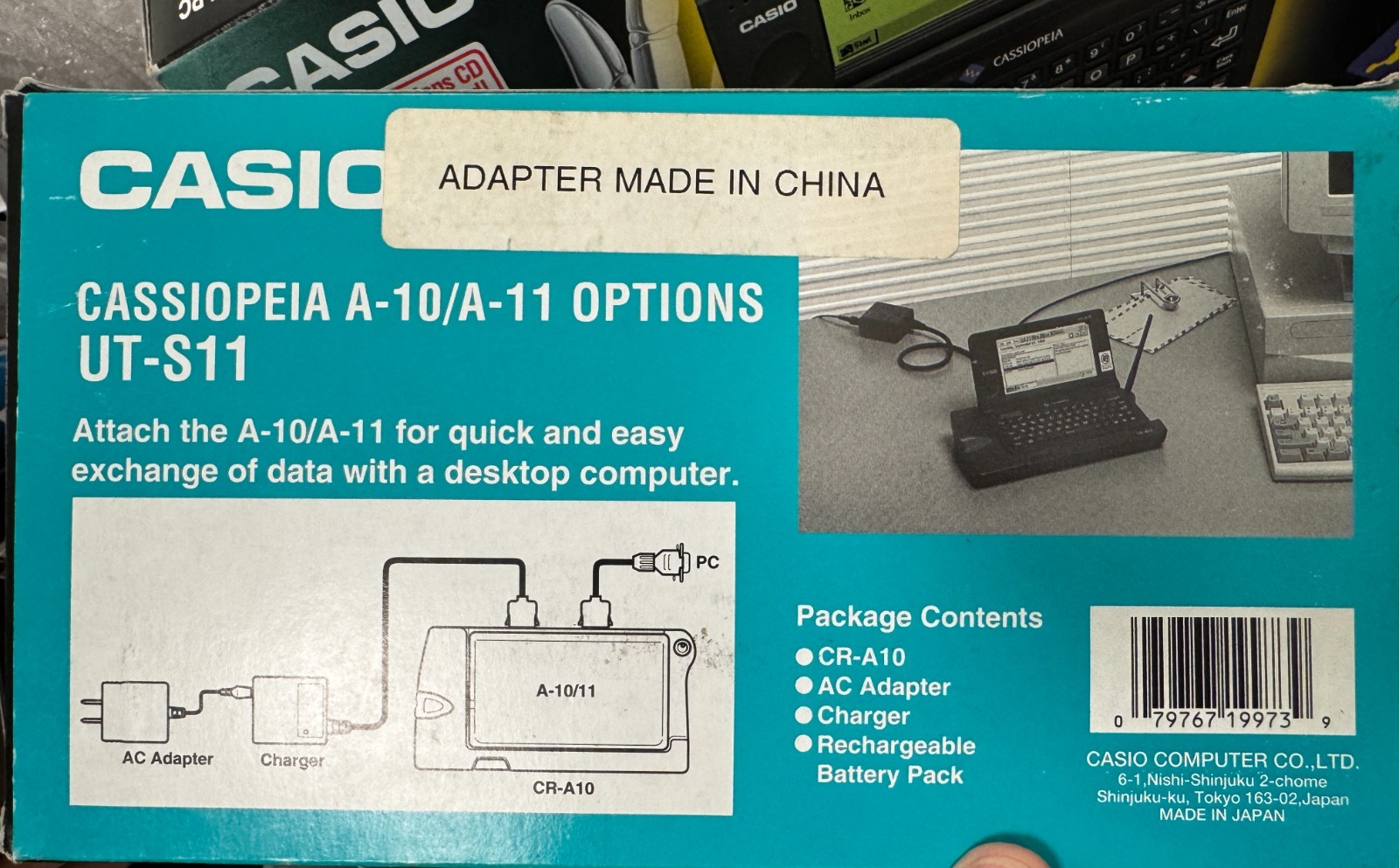 Casio Cassiopeia A-10 2MB - Tested Vintage Windows Pocket Computer w/ UT-S11