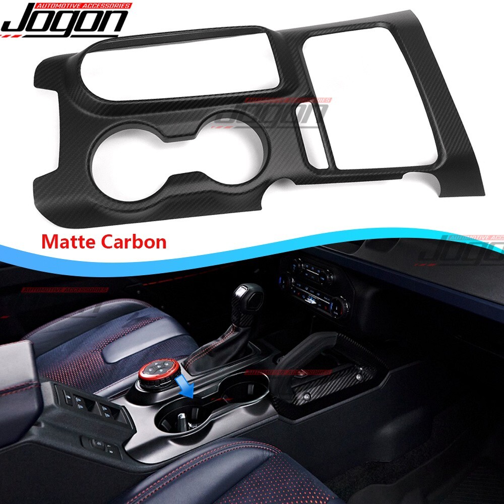 Dry Carbon For Ford Bronco Raptor 2021-2024 Console Gear Shifter Box Frame Decor