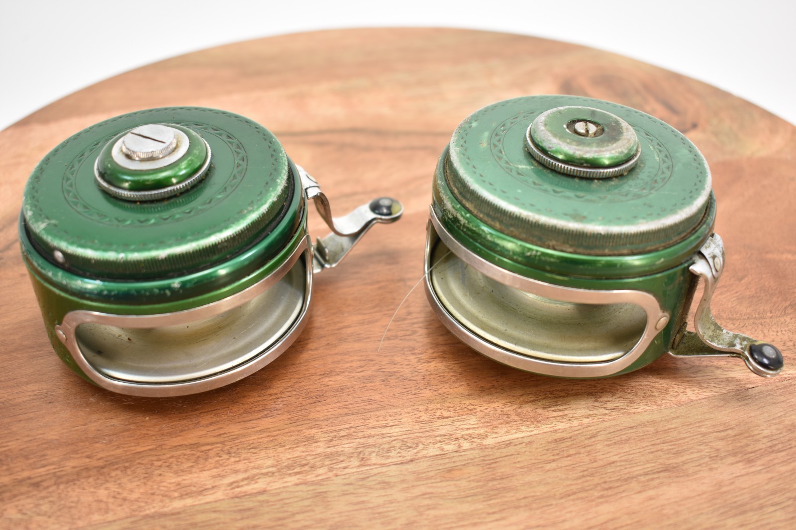 Vintage Shakespeare Silent Tru-Art Automatic fishing Reels Model GB # 1837