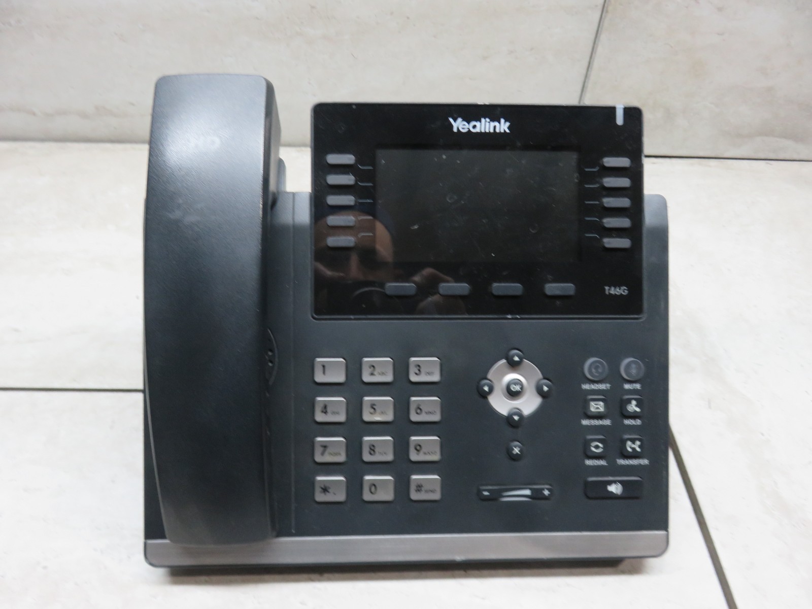 Lot of 10 Yealink SIP-T46G Gigabit Color VOIP IP Office Phone