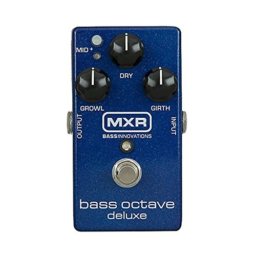MXR M288 Bass Octave Deluxe Pedal with 9V Power Supply and a Pair of Patch