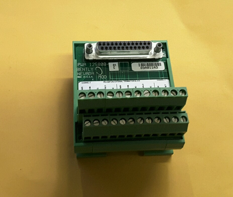 Bently Nevada PWA 125808-02E  Proximitor Seismic External Terminal Block