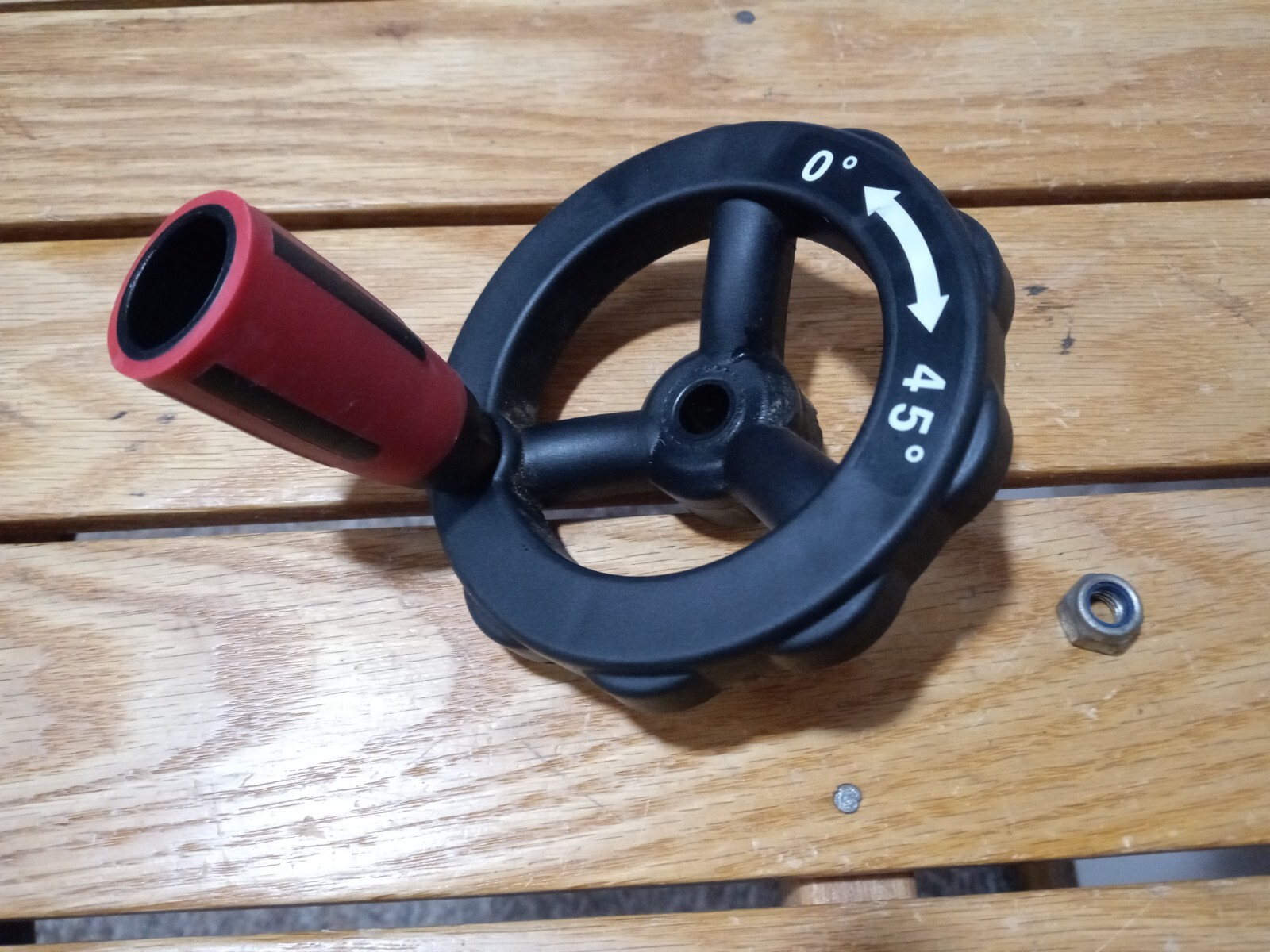 Craftsman Table Saw 137 series Tilt Hand Wheel Crank w/ nut