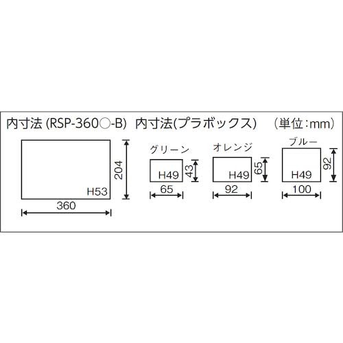 Ring Star Parts Box Blue RSP-360A