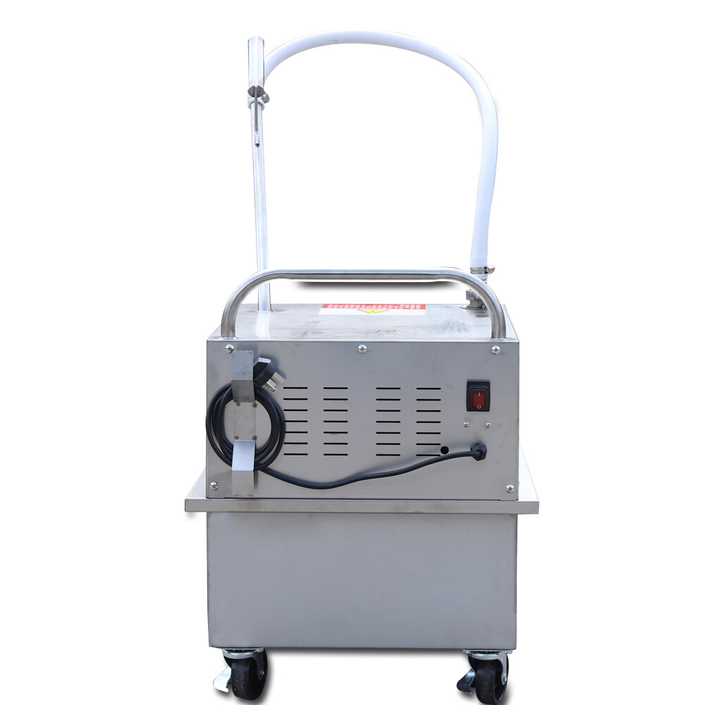 55L Fryer Oil Filter Cart Machine Commercial Kitchen Oil Filtration System 550W